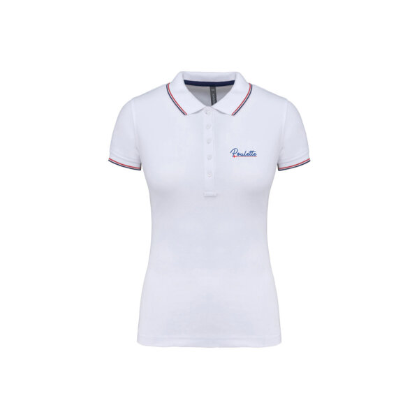 Polo tricolore femme – Image 2