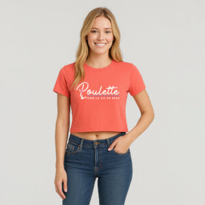 Crop top « ROSE »